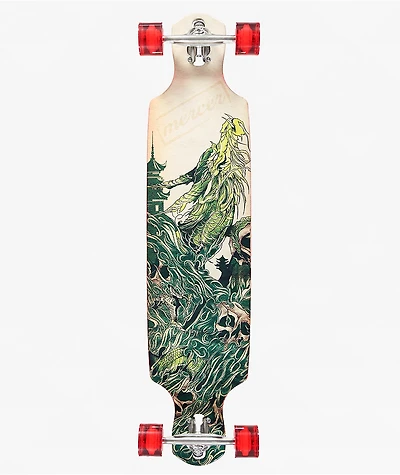 Mercer Skull Collector 40" Drop Through Longboard Complete