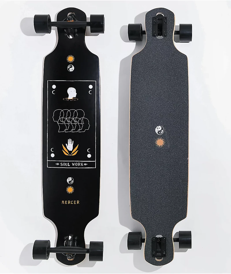 Mercer Soul Work 40" Drop Through Longboard Complete