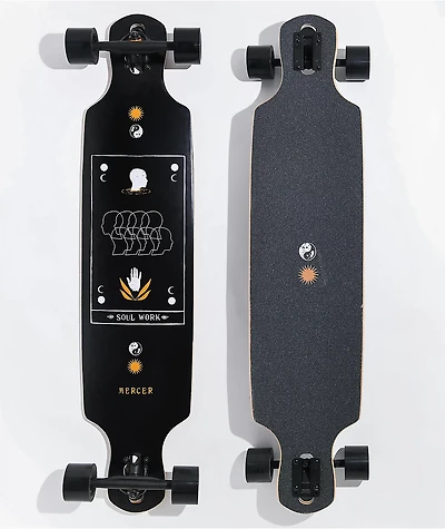 Mercer Soul Work 40" Drop Through Longboard Complete