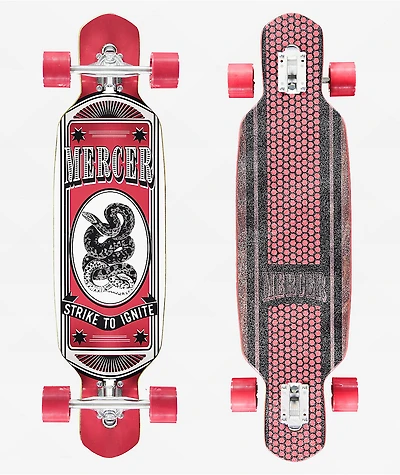 Mercer Strike To Ignite 35" Drop Through Longboard Complete