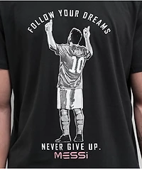 Messi Cheer Black T-Shirt