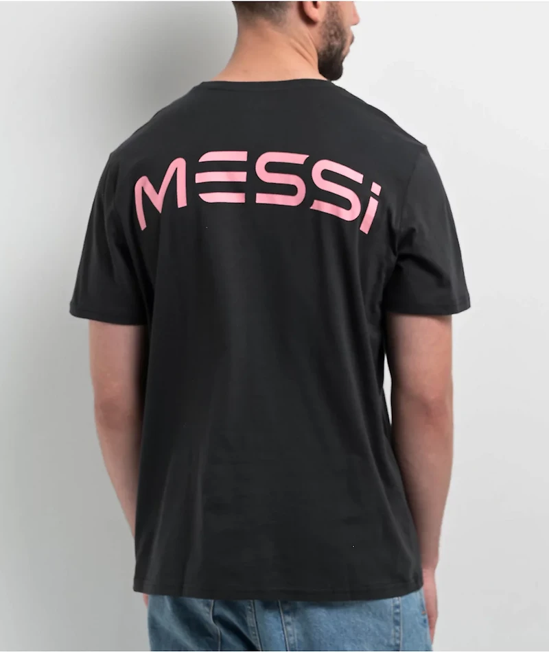 Messi Cheer Black T-Shirt