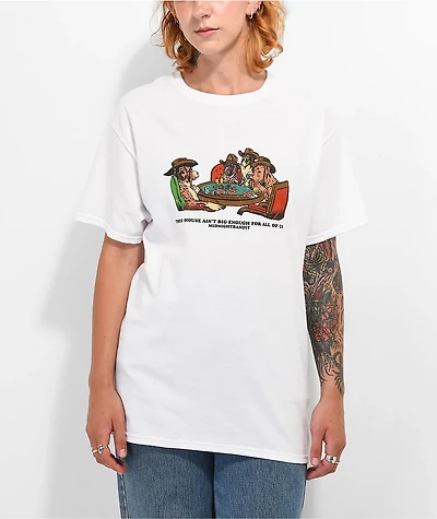 Midnight Bandit House Ain't Big Enough White T-Shirt