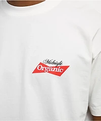 Midnight Organic Billiards White T-Shirt