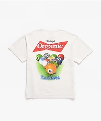 Midnight Organic Billiards White T-Shirt