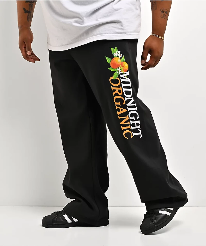 Midnight Organic Citrus Black Sweatpants