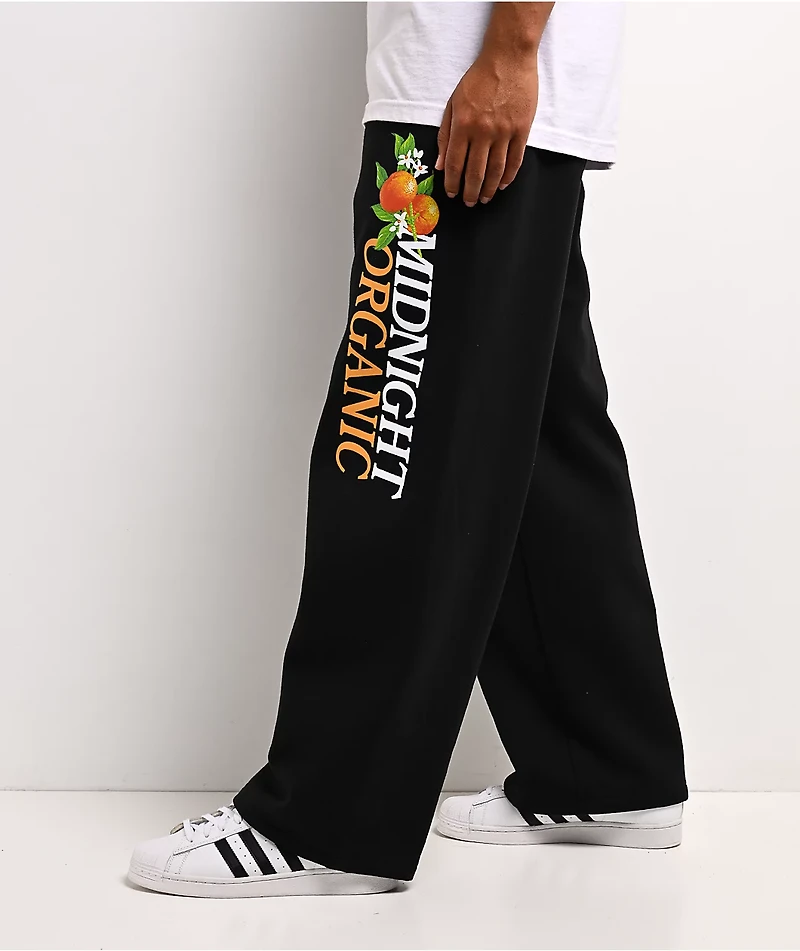 Midnight Organic Citrus Black Sweatpants