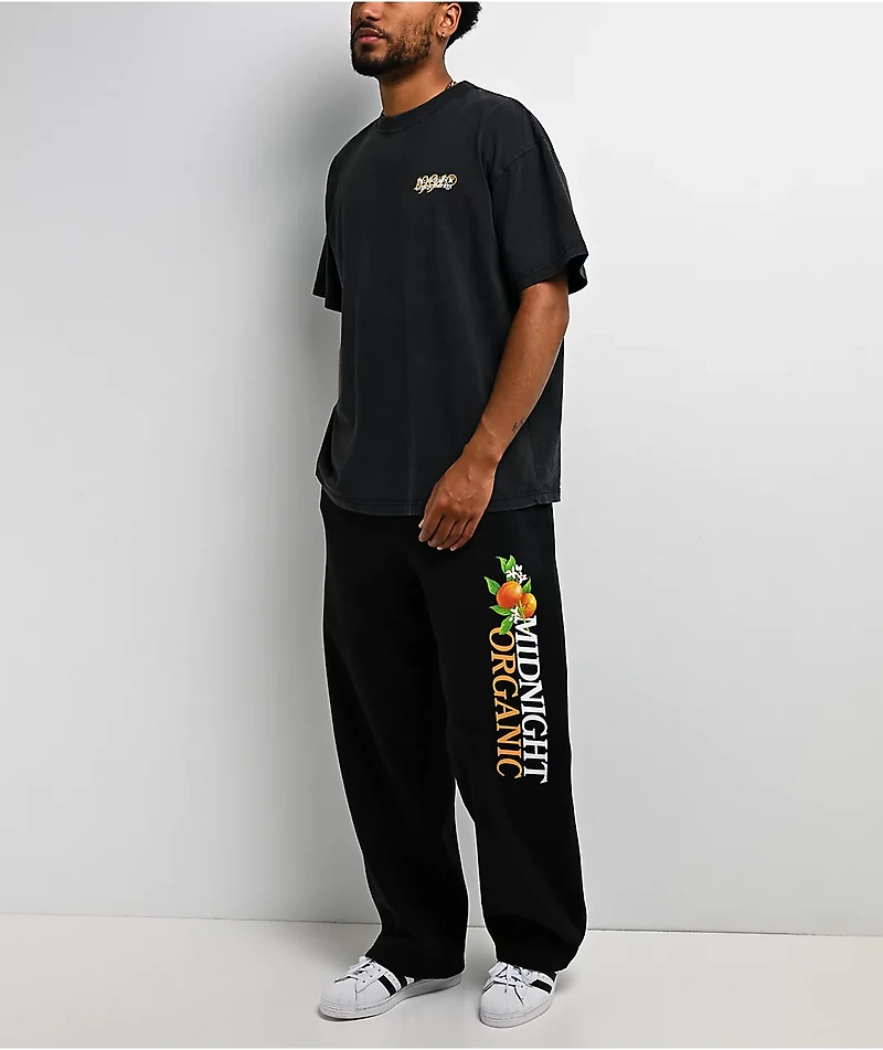 Midnight Organic Citrus Black Sweatpants