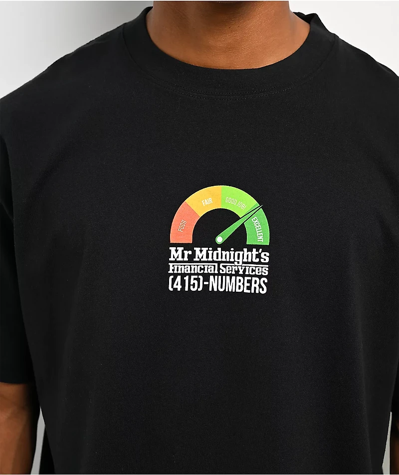 Midnight Organic Don't Check Me Black T-Shirt