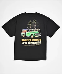 Midnight Organic Don't Panic Black T-Shirt