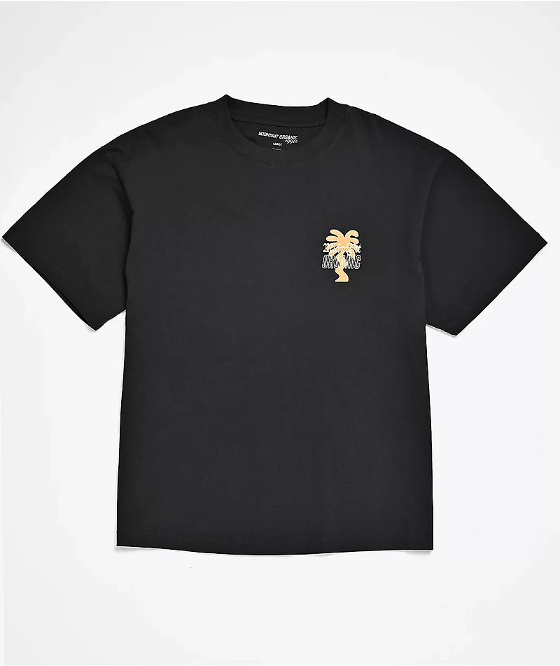 Midnight Organic Don't Panic Black T-Shirt