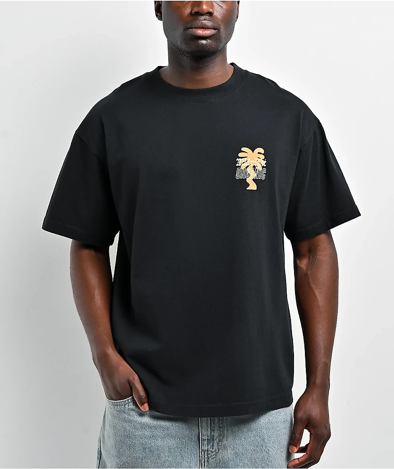 Midnight Organic Don't Panic Black T-Shirt