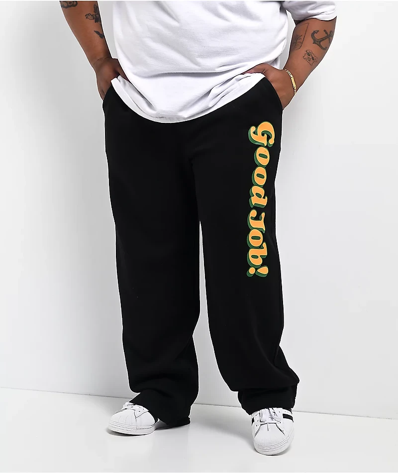 Midnight Organic Good Job! Black Sweatpants