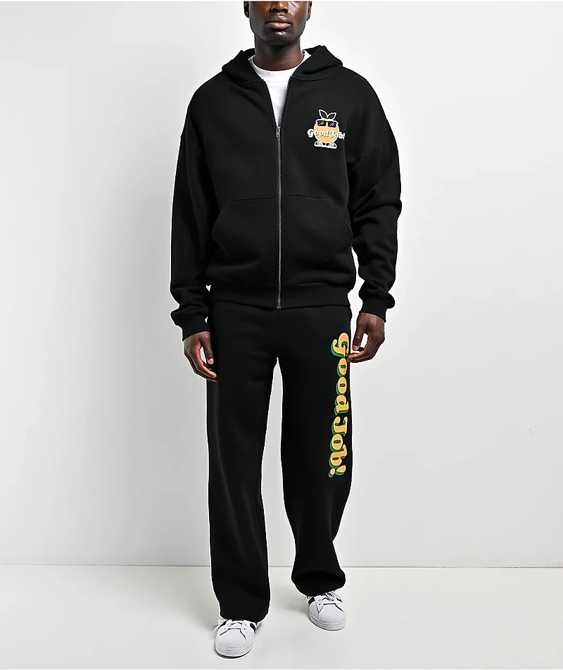 Midnight Organic Good Job! Black Sweatpants
