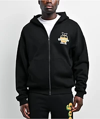 Midnight Organic Good Job! Black Zip Hoodie