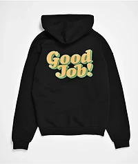 Midnight Organic Good Job! Black Zip Hoodie