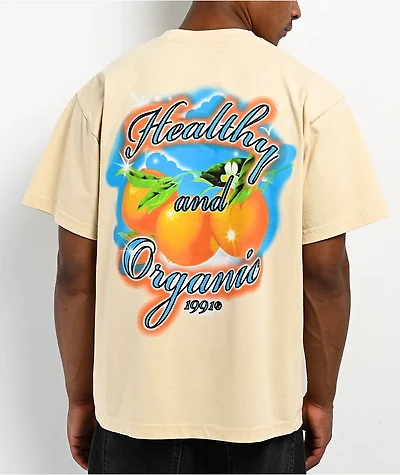 Midnight Organic Healthy Airbrush Cream T-Shirt