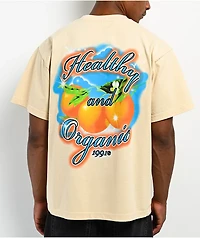 Midnight Organic Healthy Airbrush Cream T-Shirt