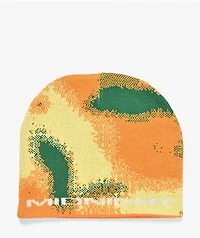 Midnight Organic Heatwave Orange Skully Beanie