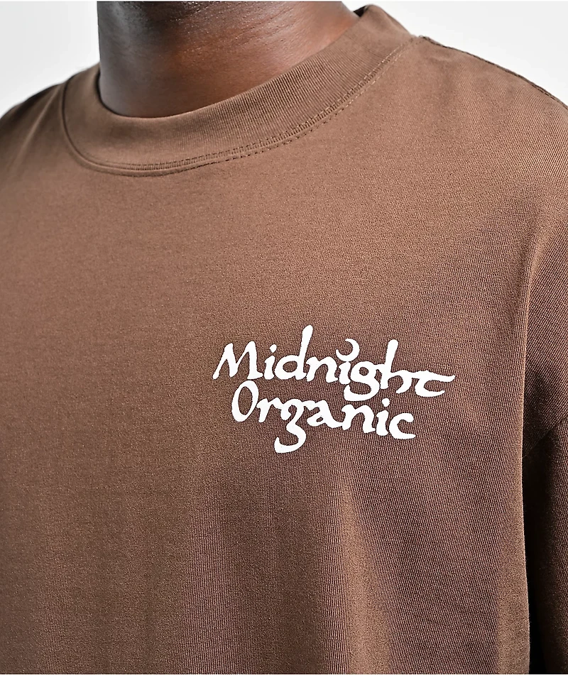 Midnight Organic It's Organic Brown T-Shirt