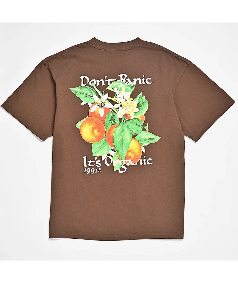 Midnight Organic It's Organic Brown T-Shirt