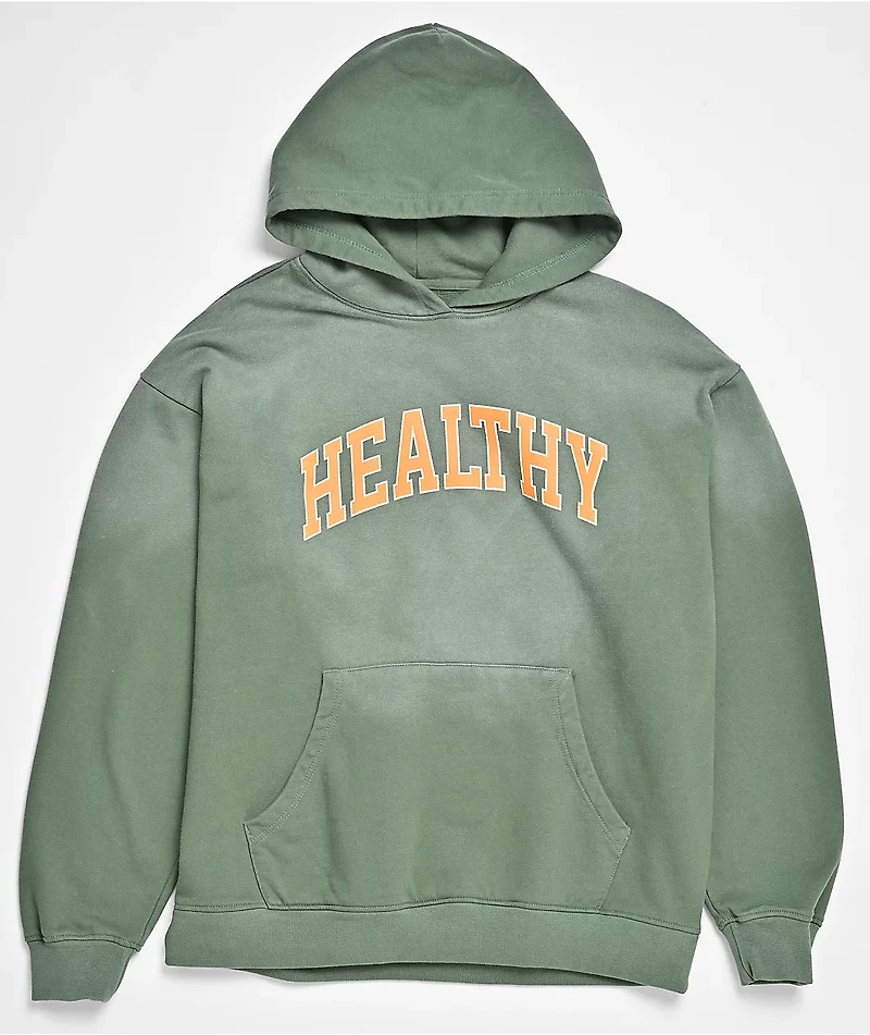 Midnight Organic Mr. Healthy Green Hoodie