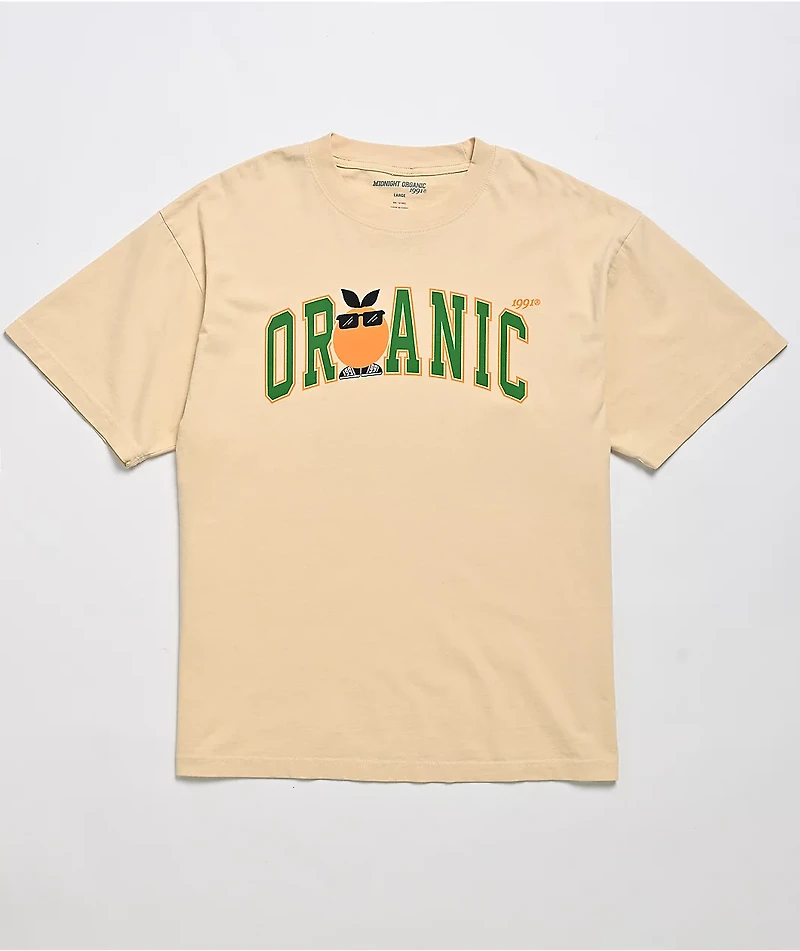 Midnight Organic Mr. Midnight Cream T-Shirt