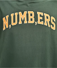 Midnight Organic Varsity Numbers Forest Green T-Shirt