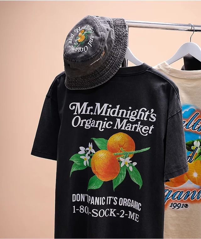 Midnight Organic You're Doing Good Black Bucket Hat