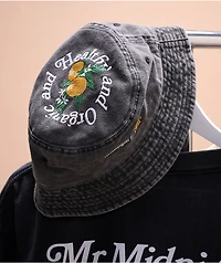 Midnight Organic You're Doing Good Black Bucket Hat