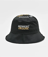 Midnight Organic You're Doing Good Black Bucket Hat