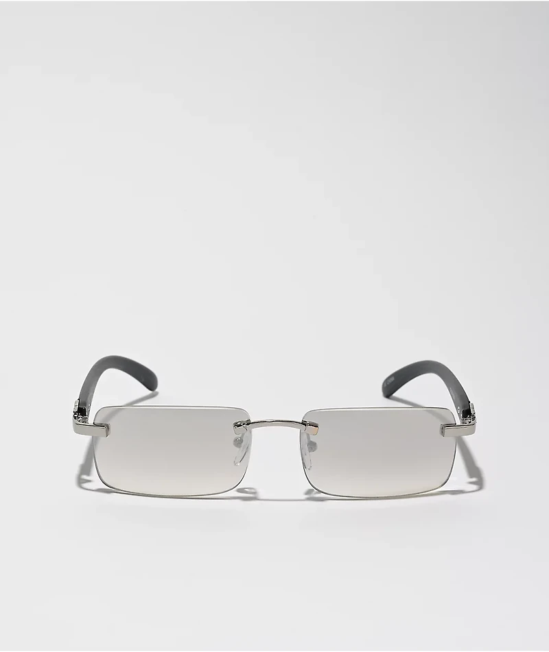 Migos Bling Grey Frameless Sunglasses