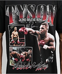 Mike Tyson 1986 King Of The Ring Black T-Shirt