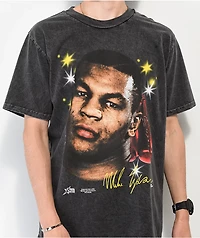 Mike Tyson Airbrush Gloves Black Wash T-Shirt