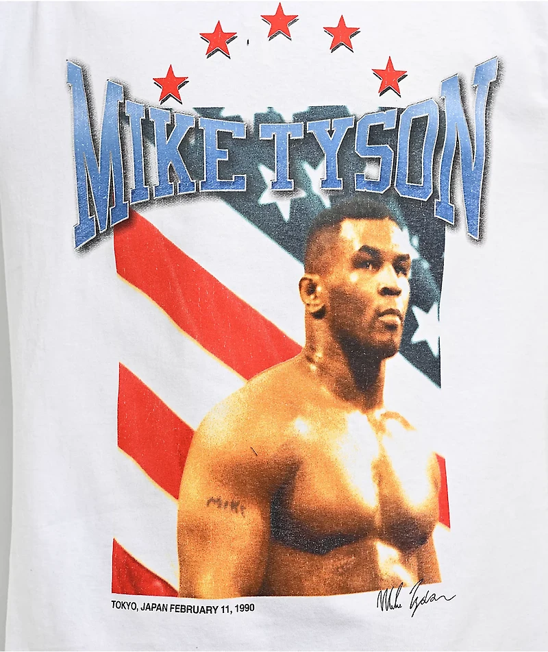 Mike Tyson All American Hero White T-Shirt