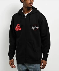 Mike Tyson Baddest Black Zip Hoodie