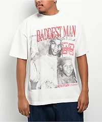 Mike Tyson Baddest Man Memories White T-Shirt