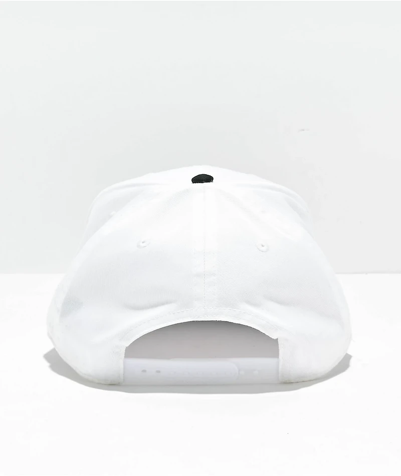Mike Tyson Baddest Man White & Black Snapback Hat