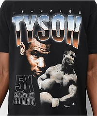 Mike Tyson Chrome Heavyweight Champ Black T-Shirt