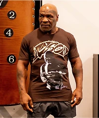 Mike Tyson Your Face Brown T-Shirt