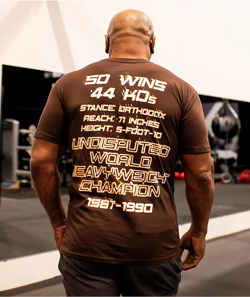 Mike Tyson Your Face Brown T-Shirt