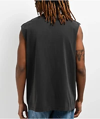 Mike Tyson Vintage Knockdown Black Wash Tank Top