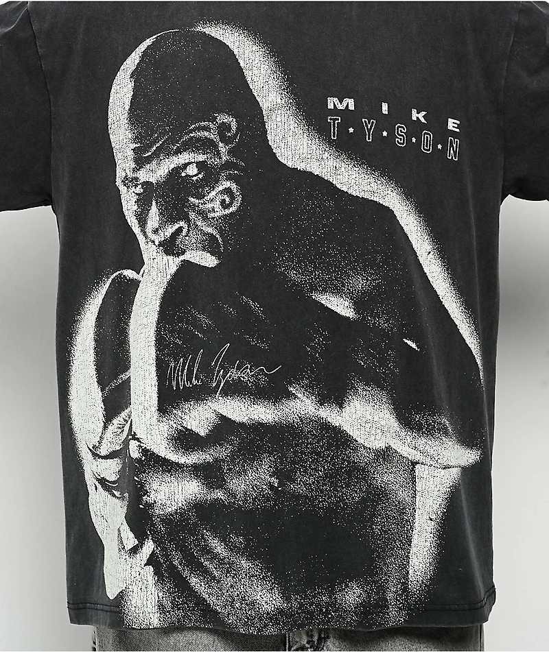 Mike Tyson Wind Up Black Wash T-Shirt