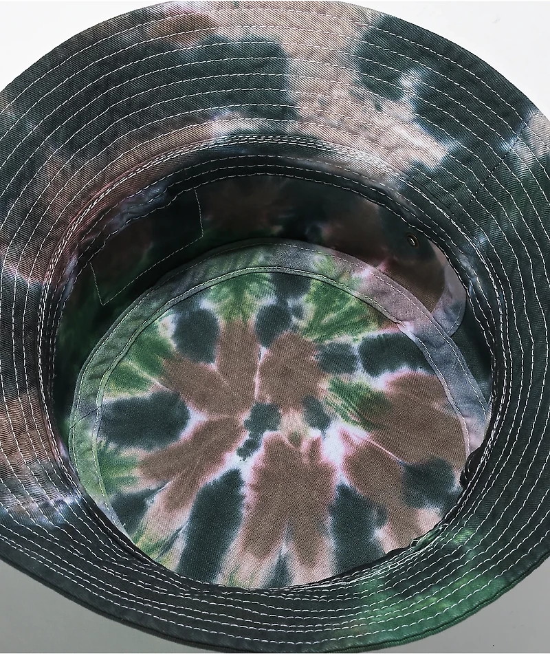 Milkcrate Blue & Green Tie Dye Bucket Hat