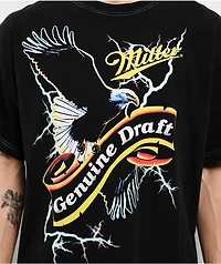 Miller Genuine Draft Eagle Black T-Shirt