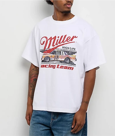Miller High Life Racing White T-Shirt