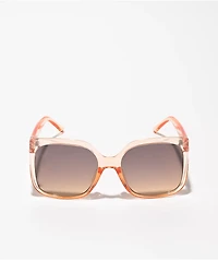 Mily XL Translucent Pink Square Sunglasses