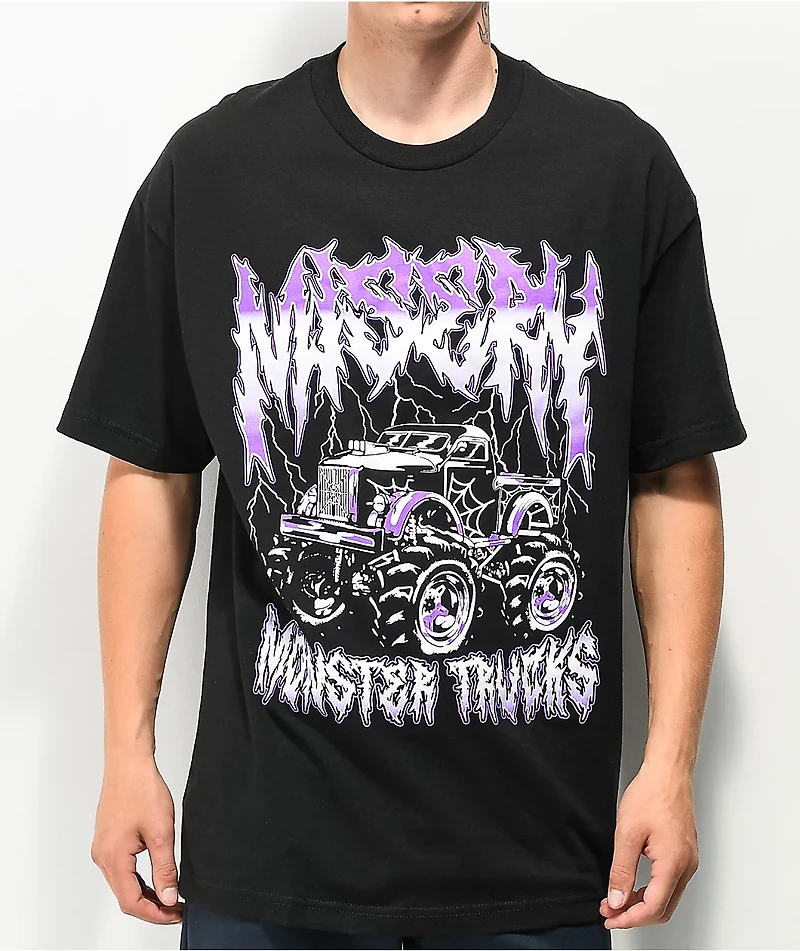 Misery Worldwide Monster Trucks Black T-Shirt