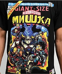 Mishka Comics Black T-Shirt