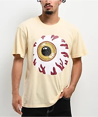 Mishka Large Eyeball Natural T-Shirt